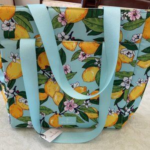 Vera Bradley Lemon Grove “Lighten Up” Large Cooler Bag